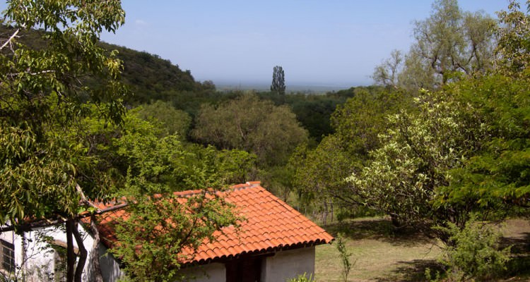 Vista al Valle desde el acceso a la Casa