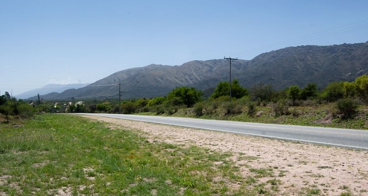 Vista Norte desde Loteo en Cortaderas