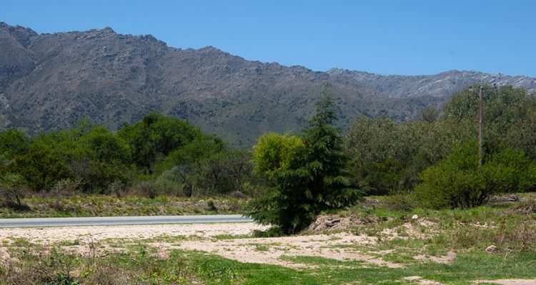 Vista Sur desde Loteo en Cortaderas